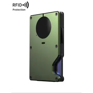 Tapsmart Air Wallet ,Minimalist Plain Color Smart Wallet, Tracker Function Wallet, Ultra-thin RFID Credit Card Holder, wallet Suitable for Men and lady,Gift for Husband, Wife ,Daughter,Father, Son,Boyfriend