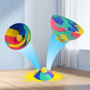 Rainbow Color Bouncing Toy, Multicolor Rotating Bouncing Bowl Shaped Fidget Toy, Stress Relief Fidgeting, Leisure Toys For Kids And Adults