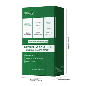 Centella foam facial mask can remove black and control oil, deeply clean facial dirt