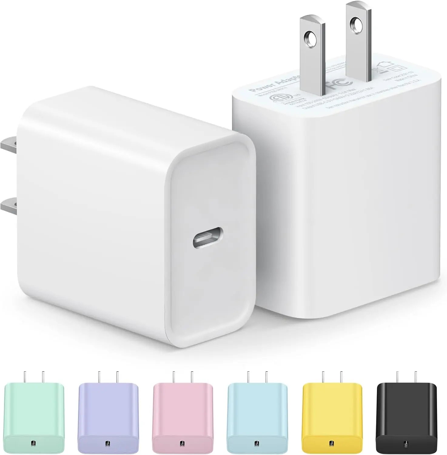 USB C Charger Block for  17 Wall Charger 20W Power Adapter for  17/17 Air/17 Pro/17 Pro Max, 16 15 14 13 12 11, iPad, ,   and Convenient , Type C Charger Bolck