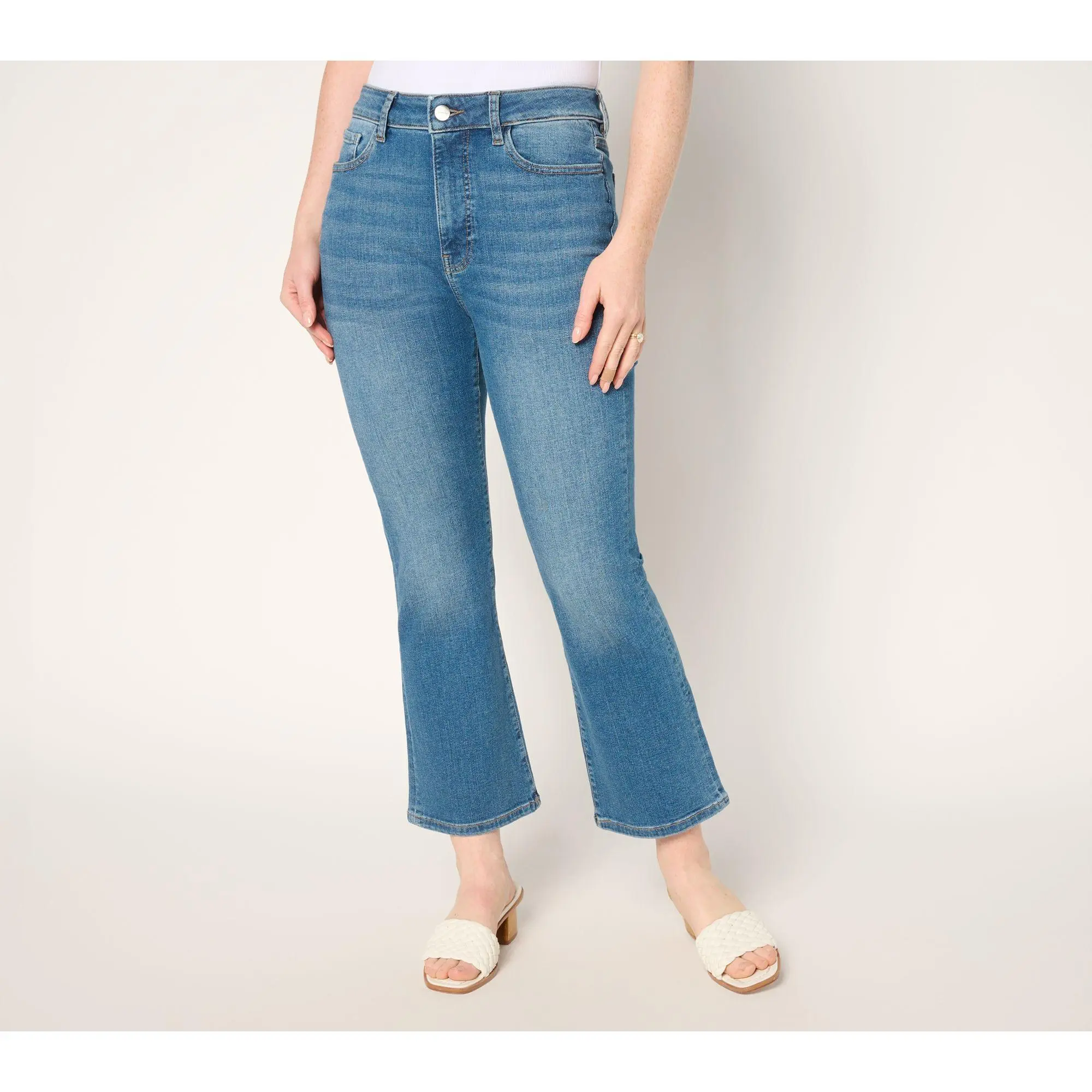 Warp & Weft PHL Bootcut leg Ankle Jeans Jeans