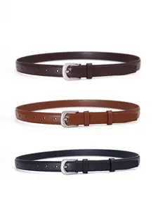 New Women's Western Buckle Belt, Casual Dress Belt, Korean Style Versatile Decoration Waistband, Fashion Slimming, Pair with Jeans and Ladies' Pants