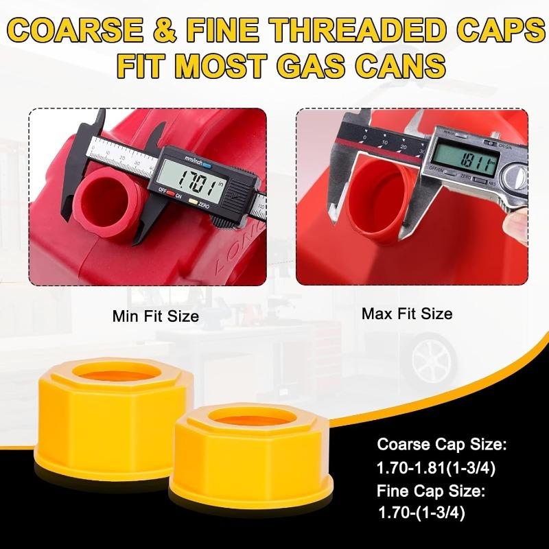 5 kit Yellow Gas Can Spout Replacement, Gas Can Nozzle, Flexible Pour Nozzle Suitable for Most 1/2/5/10 Gal Oil Cans, Fuel Can Spout Replacement with SCEPTER, MIDWEST, AMERI-CAN, PLASTIC EAGLE PG5 & KP SERIES