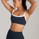 UNISSU Women's Hugcurve Square Neck Sports Bra - Upgraded Buttery Soft Fitted Top, Medium Support, Adjustable Straps, Innovative Edge Wrapping (Size M), Yoga Sports Bra for Gym Workout Apparel, Gym Clothes Women, Workout Daily Wear,sohochic