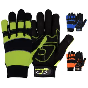 Amara Men’s Work Gloves - Durable Synthetic Leather Utility Mechanic Touchscreen Gloves, Ideal for Outdoor Jobs