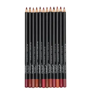 Nabi Lip Liner Pencil Set of 12 [Favorites] - 7 inches
