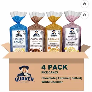 Quaker Rice Cakes, Variety Pack, 4 pk.