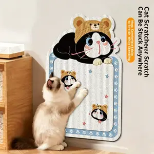 Wall-Mounted Cat Scratching Board, Durable Non-Shedding Scratch Pad, Sofa Protection Sticker, Cat Claw Wall Sticker, Cat Climbing Sticker
