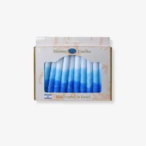 Handcrafted Dripless Shabbat Candles (12-pack) | Safed Candles