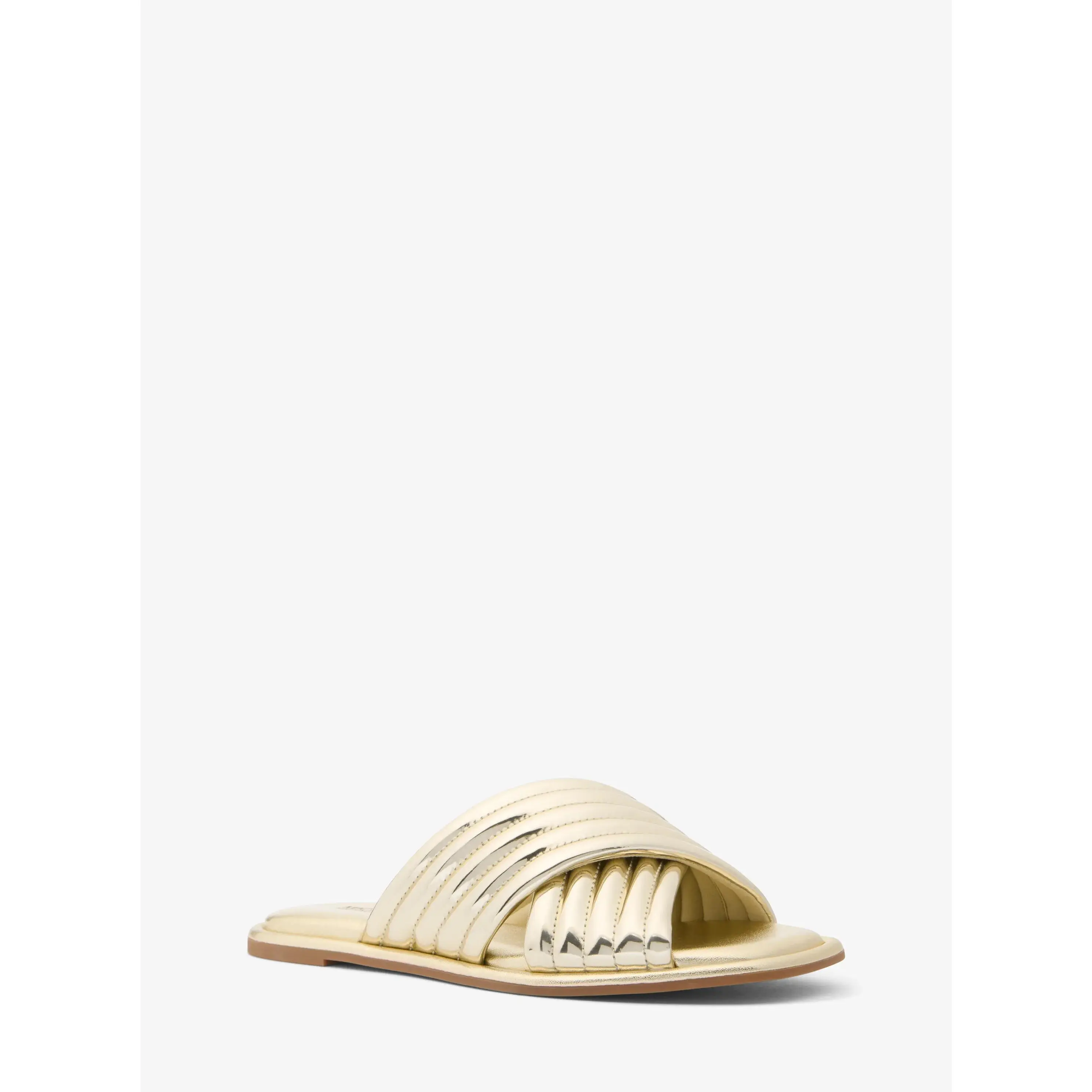 Portia Metallic Slide Sandal
