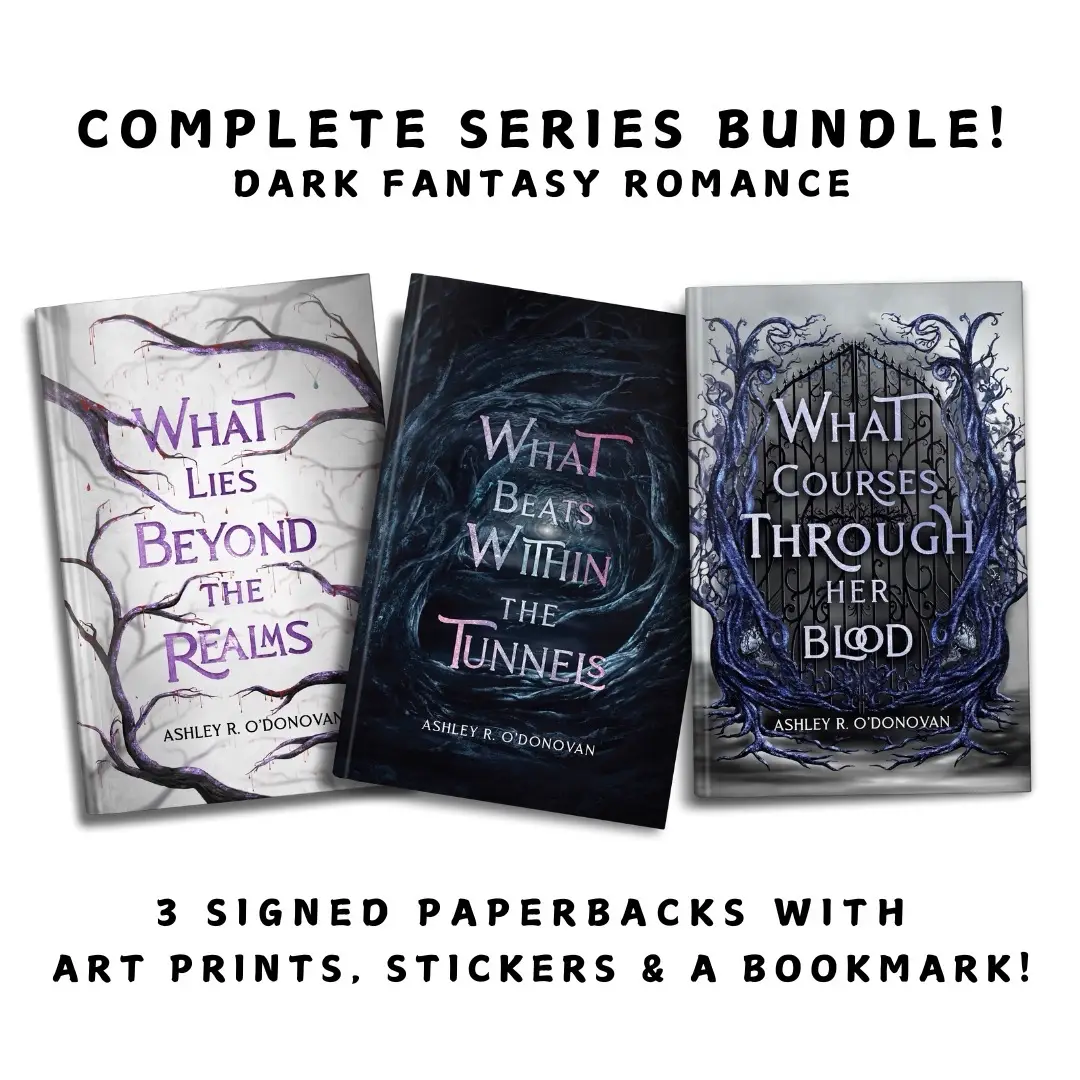 Complete Fantasy Romance Series - 3 Signed Paperbacks with Art Prints, Stickers and a Bookmark