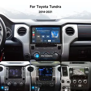 Dasaita Android 13 Car Stereo for Toyota Tundra 2014-2021 with Wireless Apple Carplay & Android Auto, 10.2" Touch Screen Head Unit, GPS Radio, 8G RAM 256G ROM, Bluetooth 5.0, 5G WiFi, 4G LTE