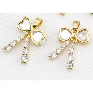 Clear Pave Ribbon Bow | CB