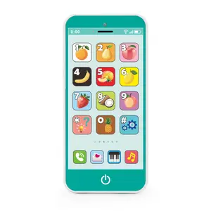 English Toy Phone, Educational Learning Toys, 8 Modes: Phone Mode, Piano Mode, Color Mode, Fruit Mode, Drum Mode, Game Mode, Number Mode, Question Mode
