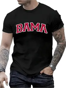 100% Cotton Bama - Alabama Gifts AL State Graphic T-Shirt