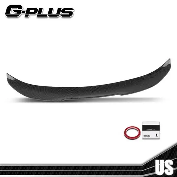 Carbon Look Trunk Spoiler Wing PSM Style Fits 2006-2011 BMW 3 Series E90 M3 328i, Rear Trunk Spoiler