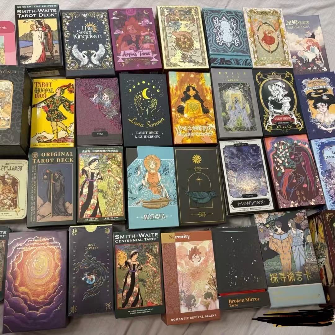 Tarot Cove Random Tarot Blind Box, Premium Paper Tarot Deck Surprise Set with Guidebook, Beginner Friendly Mystery Witchy Tarot Tarot Cove Random Tarot Blind Box, Premium Paper Tarot Deck Surprise Set with Guidebook, Beginner Friendly Mystery Witchy Tarot