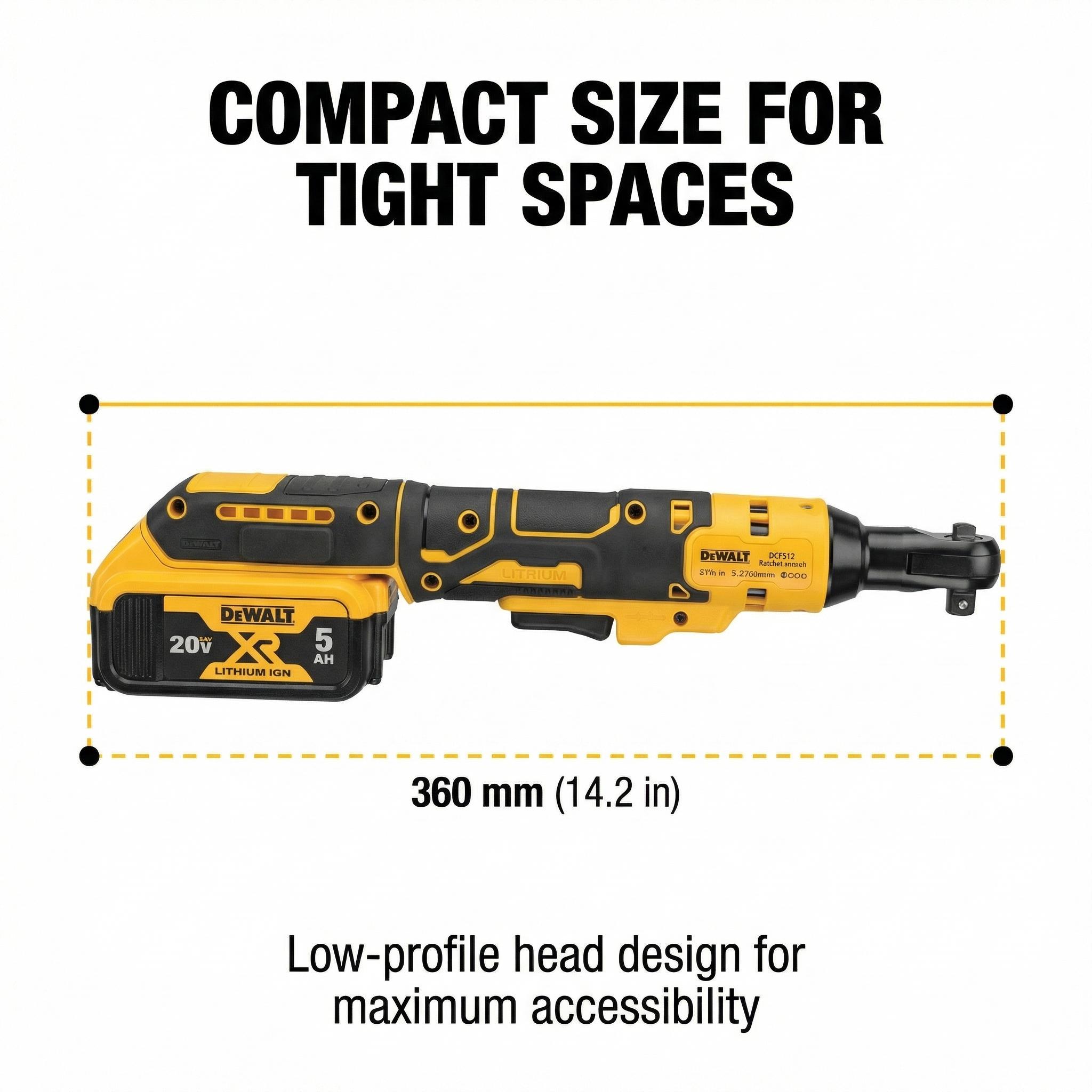 Dewalt DCF512 Cordless 1/2 Drive Ratchet Wrench Kit One Battery Charger Auto Repair Electric Wrench Makita Charger