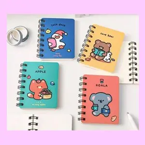 Super Cute Spiral Coil Mini Notepad Notebook With 80sheets - Unruled/Blank