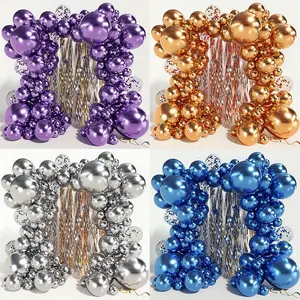 99pcs Metallic Balloon Garland Kit - Easy Assembly & Durable Perfect for Weddings, Birthdays, Graduations More Indoor/Outdoor Decor