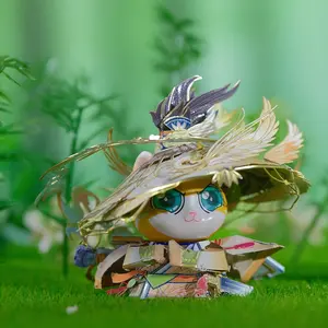 MU X MIAO SPACE Colorful Large Hero Cat 3D Three-Dimensional Metal Puzzle Handmade DIY Educational Mystery Toy Desktop Office Decoration Stress Relief Gift for Girlfriend Birthday Christmas Halloween Multicolor Collector's Item metal  puzzles