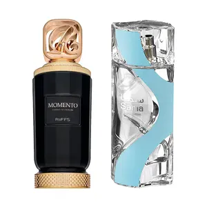 Sugar-Glazed Ocean Mist 2 Piece Bundle for Unisex (3.4 Ounce, Nusuk Sama Eau de Parfum Spray + 3.4 Ounce, Riiffs Momento Extrait de Parfum Spray)