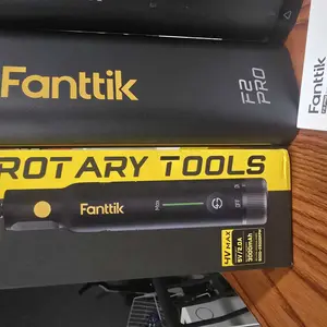 Fanttik F2 PRO/ F2 Master Cordless Rotary Tool Kit 4V Strong Magnetic Motor 5 Speed 25000 RPM 55 Accessories for Sanding Polishing Drilling Carving Cutting DIY Crafts Drill Bits, for 3D printer