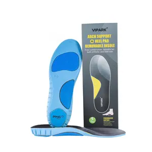 VIPARK Work Boot Insoles for Men Women High Arch Support with U-Shaped Heel Cup EVA Anti-Slip Orthotic Inserts for Plantar Fasciitis Relief Comfortable All Day Wear Breathable Sweat-Absorbing Orthotics - Shoe, Dry