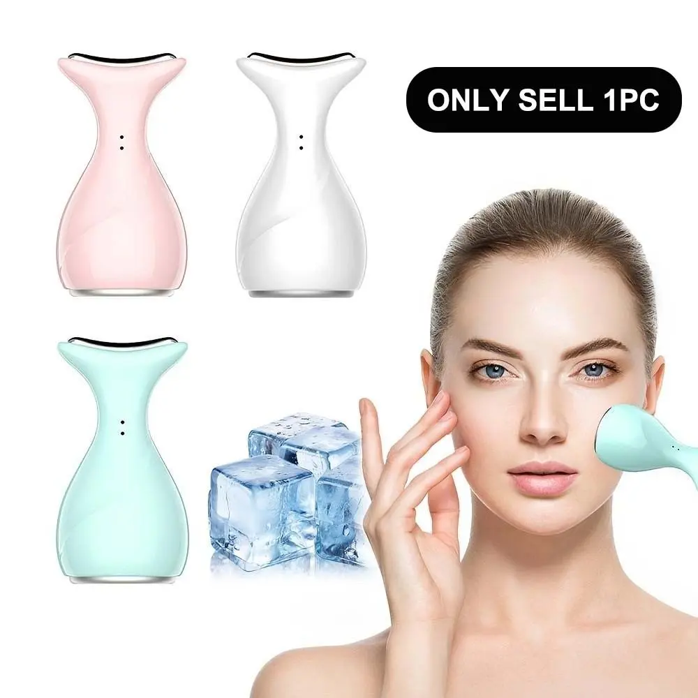 1pc Cold Compress Face for Skin-Soothing And Lift, Double Head Design, Ice Cooler Facial Massager, Facial Beauty Instrument, Facial Care Tools - Portable Self Care Tool for Face & Eye