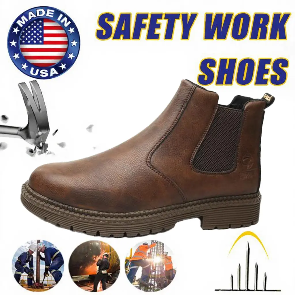AirFlow Safety Boots Water Proof Anti Smash Protection AirFlow Safety Boots Water Proof Anti Smash Protection