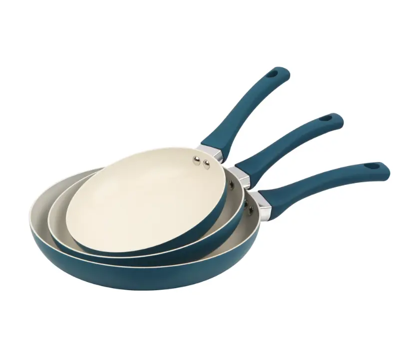 Aluminum Nonstick Ceramic 3 Pieces Frypan Set
