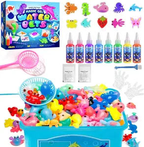Magic Water Elf Toy Kit with Magic Gels and Molds for Imaginative Play Family Friendly DIY STEM Projects Create Your Own Magic Gel Water Pets Birthday Gifts Party Favors Christmas gifts