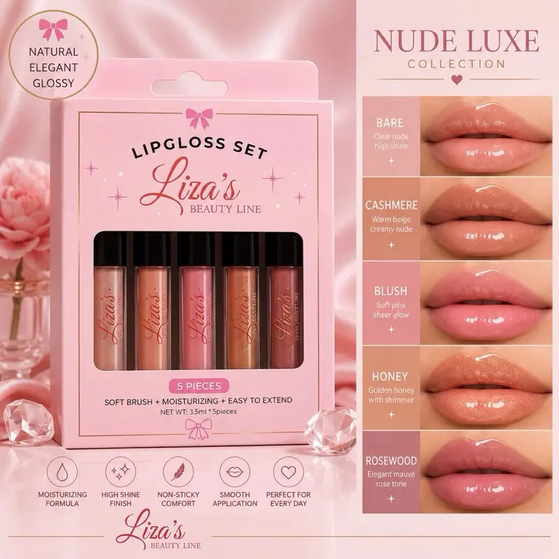 1570- Liza’s Beauty Line Lip Gloss Set