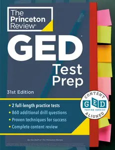 USED-Princeton Review GED Test Prep, 31st Edition: 2 Practice Tests + Review & Techniques + Online Features by The Princeton Review (Paperback)