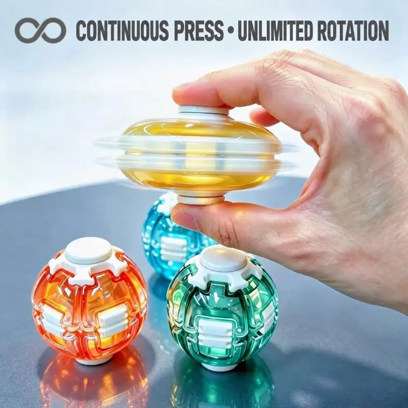 Fidget spinner Ball – 360° Spinner Toy for Stress Relief gyro ball