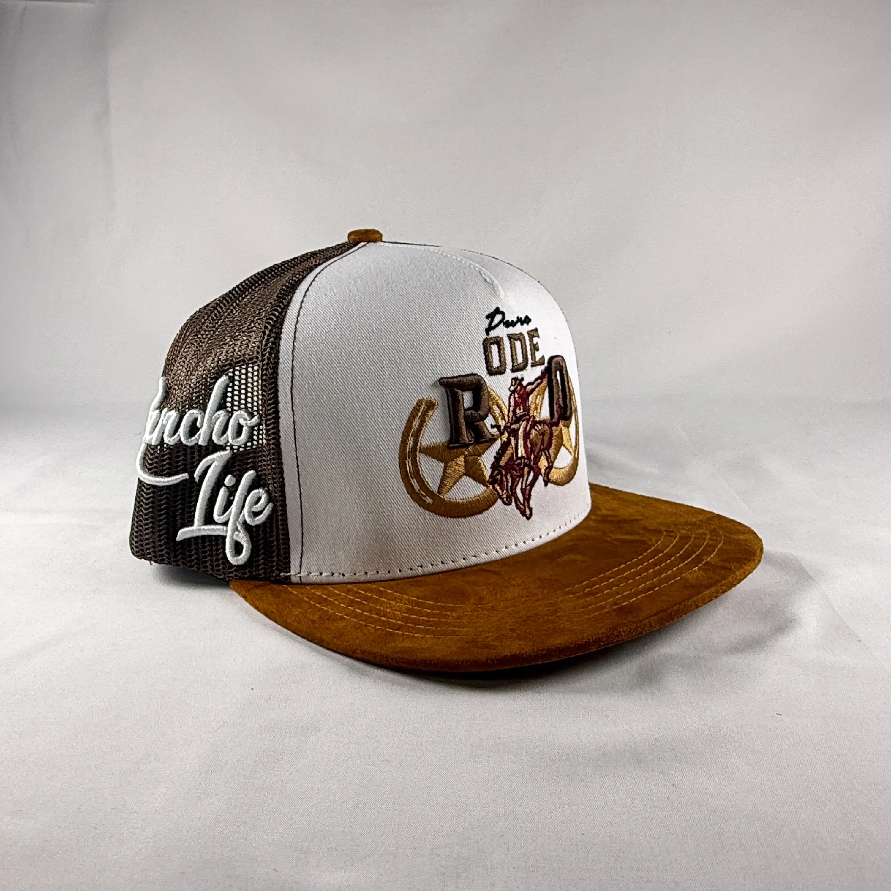 bronco rider western snapback cap