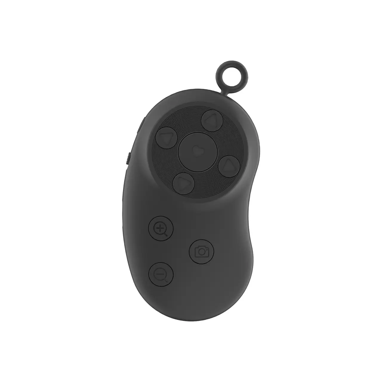 Portable Rechargeable Mobile Bluetooth Remote Control Accessories - Wireless Camera Shutter Clicker for iPhone/Android, Hands-Free Selfie Tool for Videographers, Travel Photos