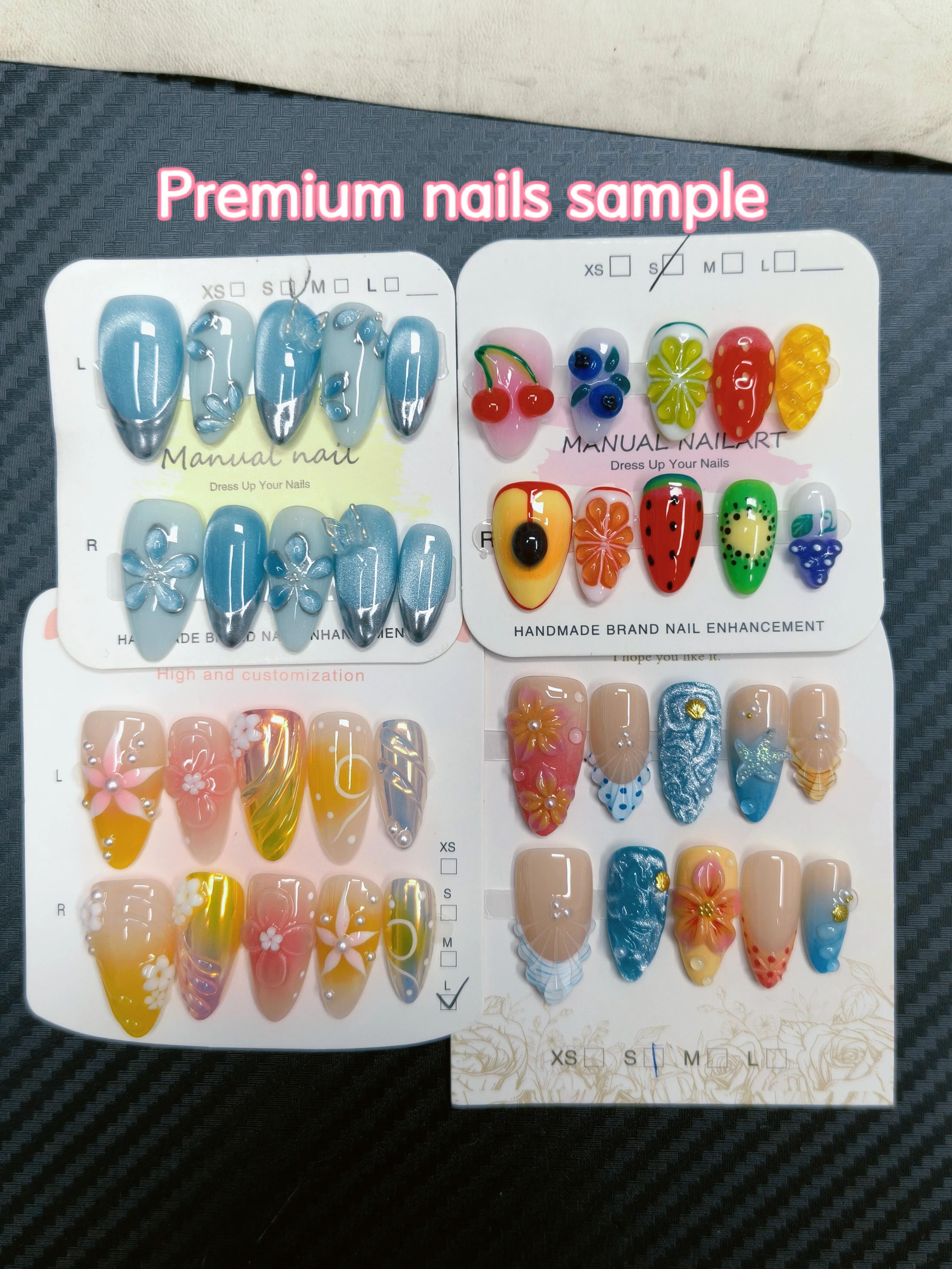 Lyn(21497)gc.$30 for 7 pairs premium nails mystery box, free shipping!!!Pick your size.