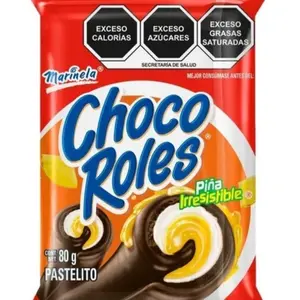 Choco Roles pack of 3.Irresponsable  Pineapple. Each pack comes with 2 ChocoRoles