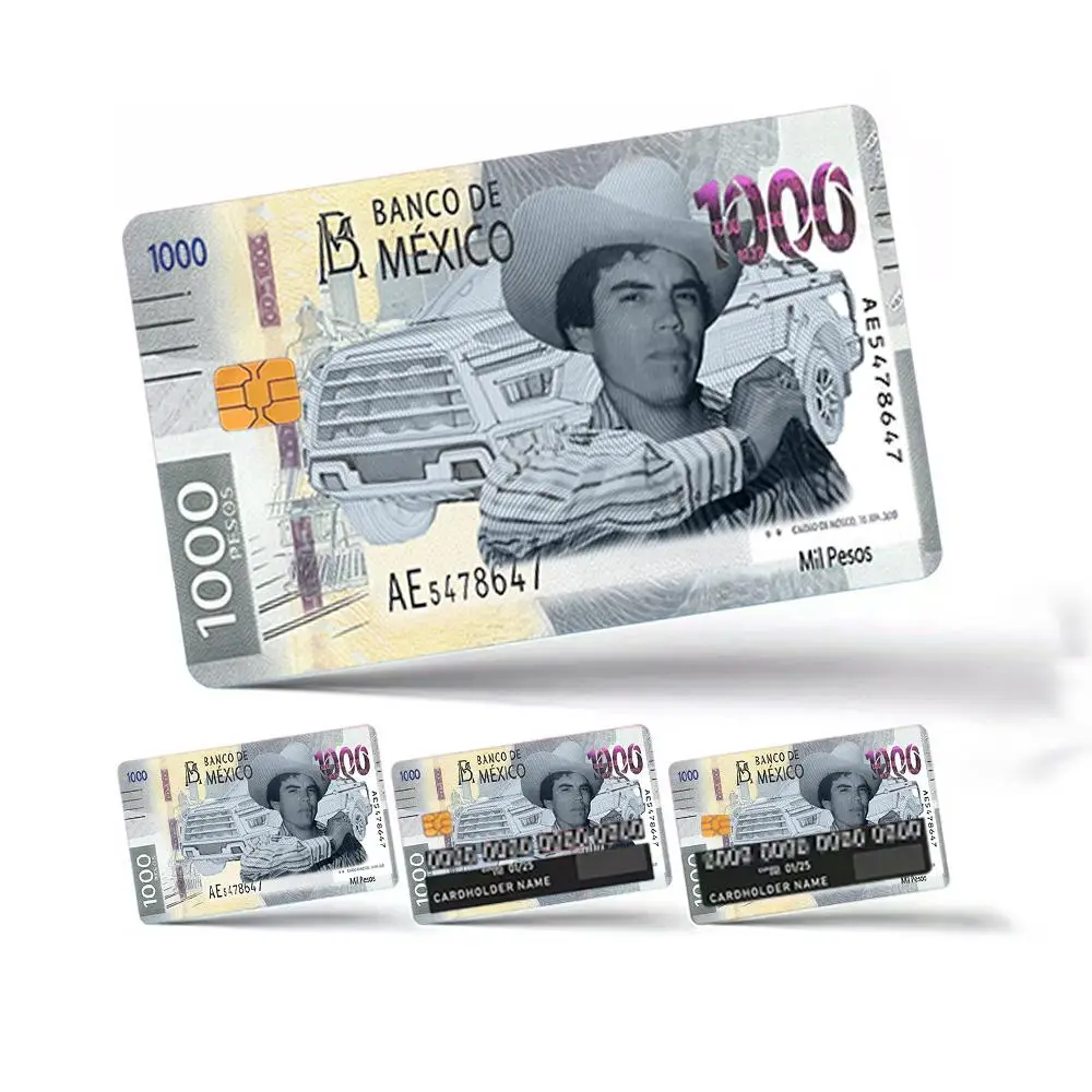 Credit Card Skin Sticker, 4 Counts/set Ultra-thin Waterproof & Scratch Design Resistant Card Sticker, Personalized Bank Card Skin Protector