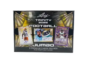 2025 Leaf Trinity Football Hobby Jumbo Box