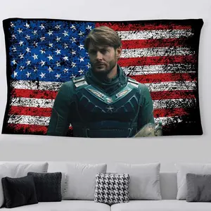 Soldier Boy The Boys V2 Flag Banner 3x5ft Tapestry Art Wall Decor Bedroom Dorm Room College Man Cave Movie Gifts Decoration Cotton Linen Decorative