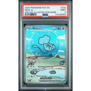 2024 Pokemon Paf En-Paldean Fates Special Illustration Rare Mew Ex 9 PSA #232