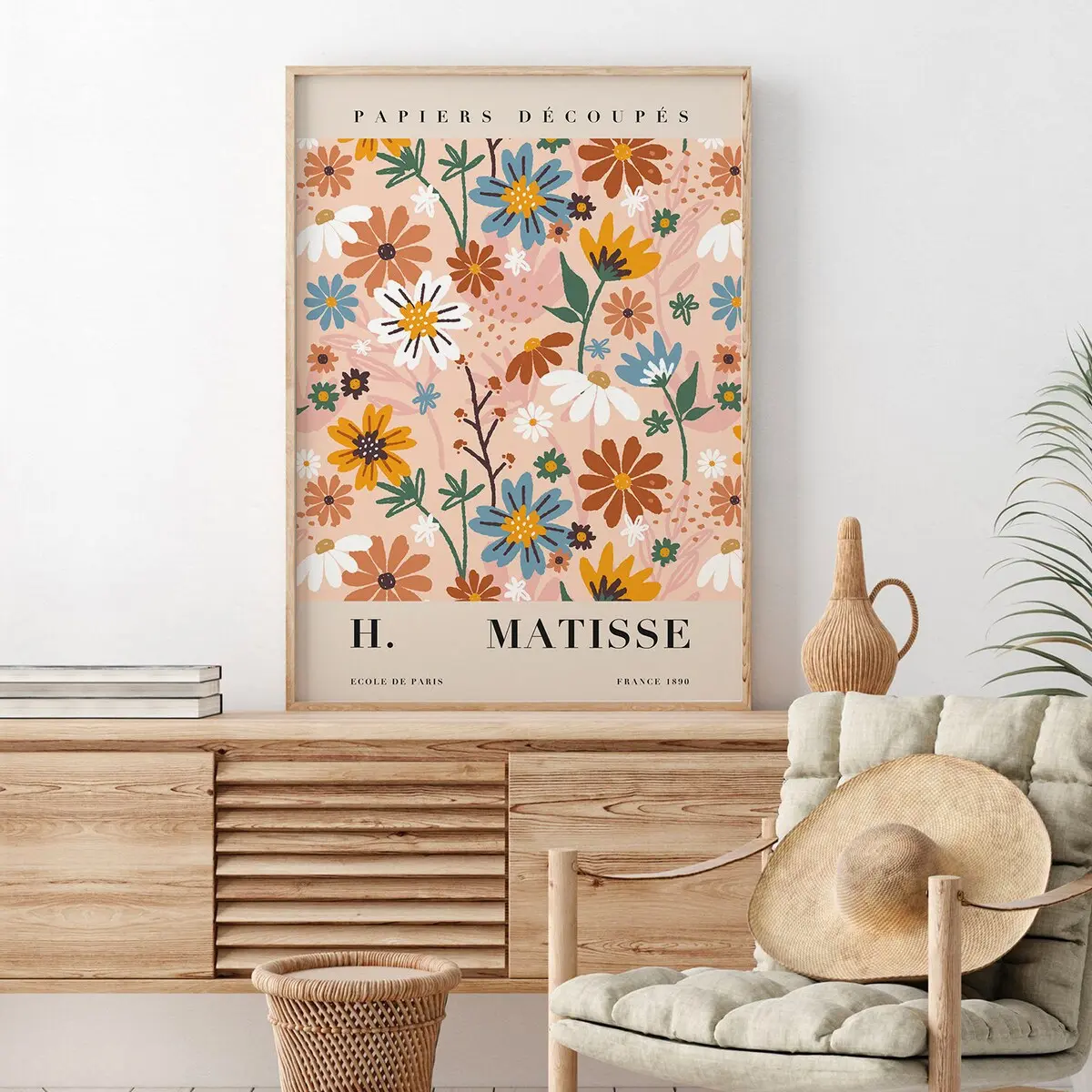 Flower Market Prints,Matisse Flower Poster, Matisse Cut Out, Matisse Print, Matisse Plant, Tokyo Flower, Printable Poster Unframed