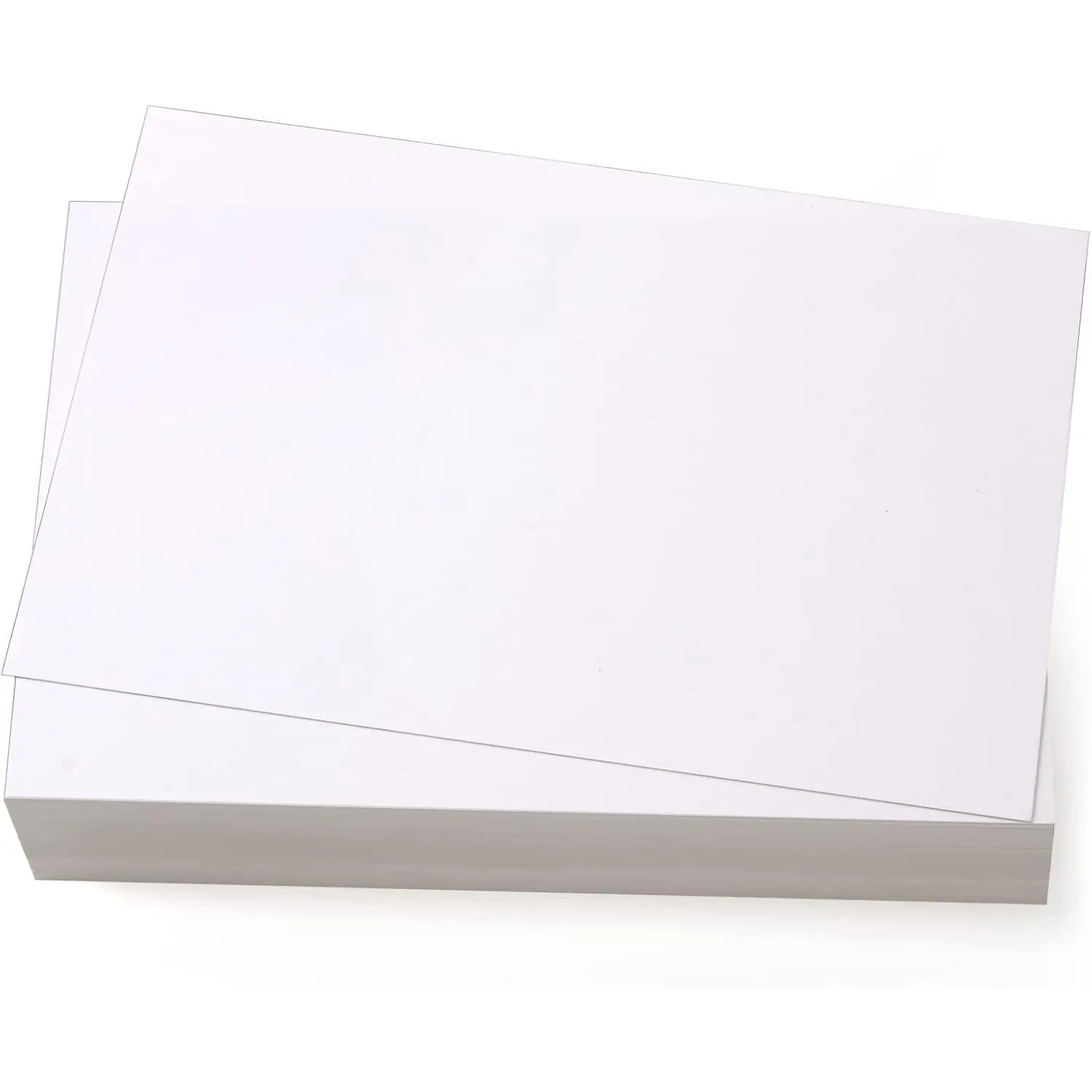 56 Pack 5x7 White Blank Cardstock Paper, 250GSM Thick, 90 lb, Printable  Both Sides