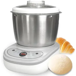 Dough Mixer 7L Large Capacity Electric Dough Maker with Ferment Function for Baking Bread Dough&Pizza Dough - Dough whisk 304 Stainless Steel Blender Add water/seasoning with Top Small Window