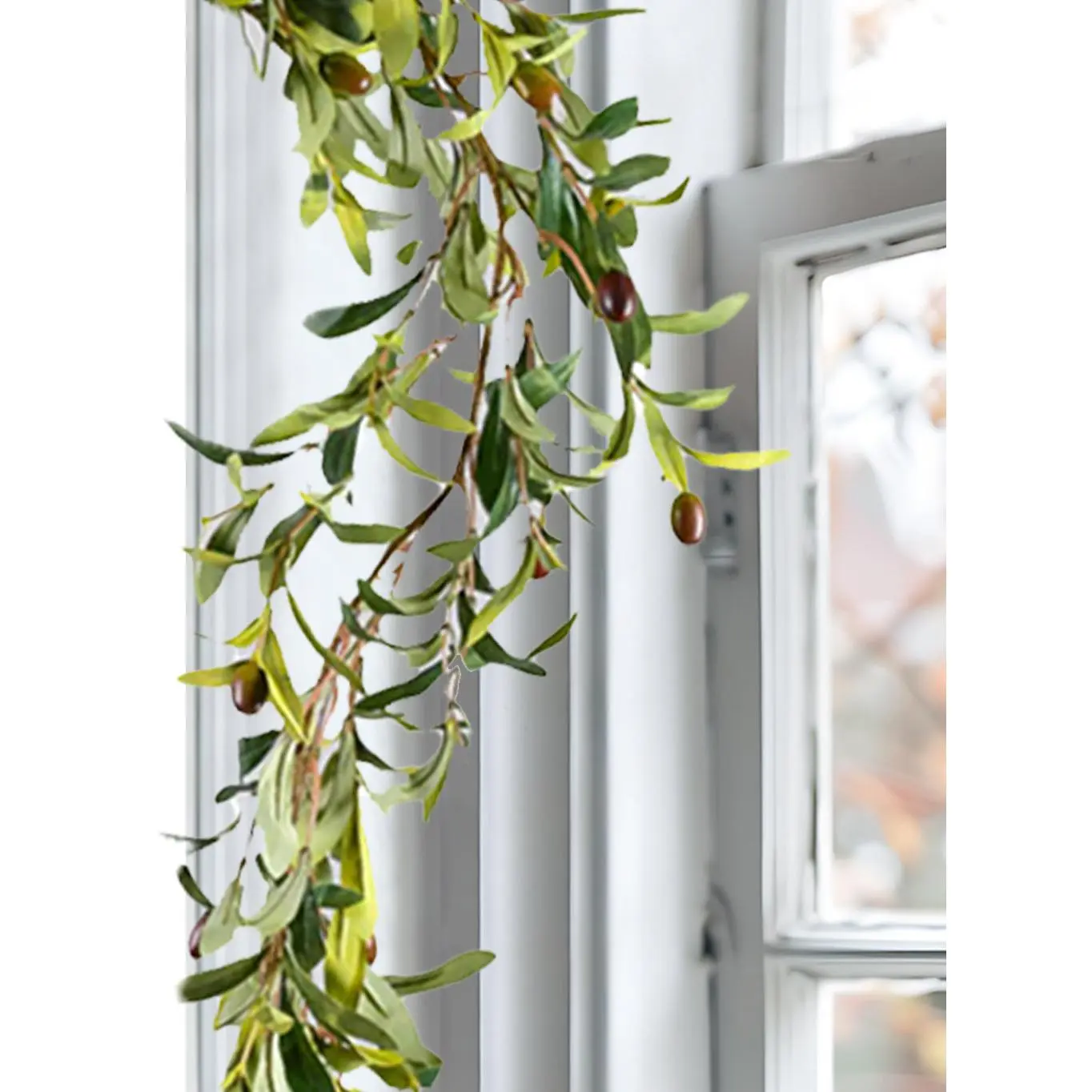 64" Artificial Olive Garland