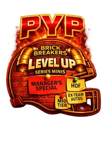 LEVEL UP BRICK BREAKER SERIES SIGNED MINI HELMET SPOT - PYP - OR SPORTS TRADING CARD