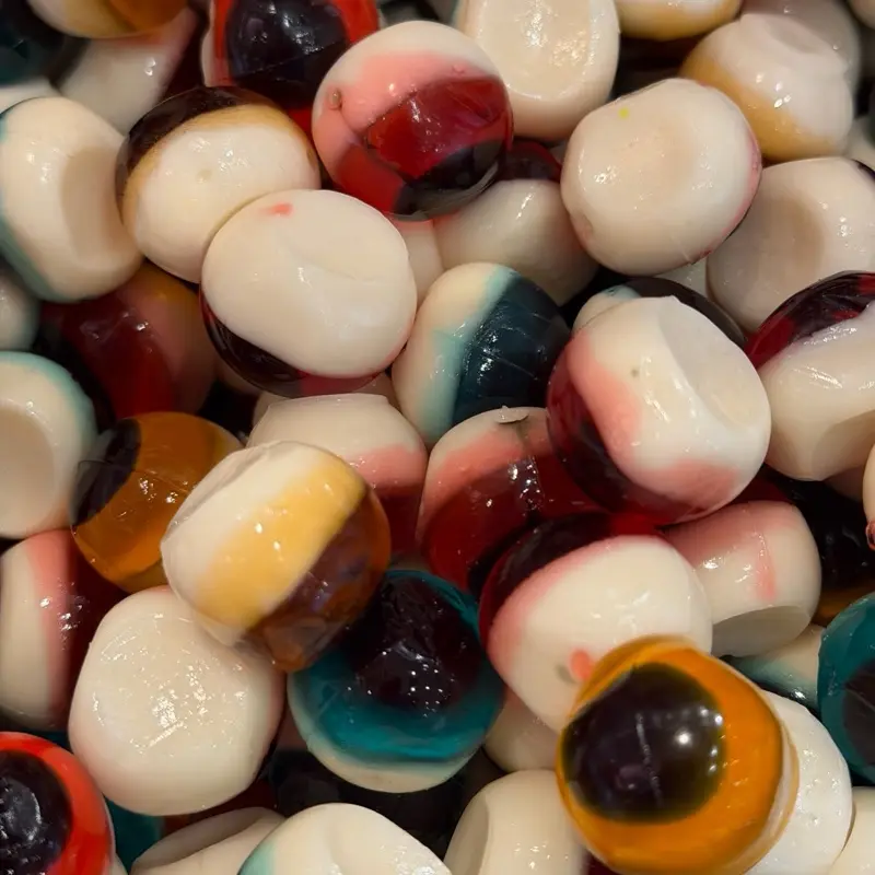 Candylicious Gummy Eyeballs – Mixed Fruit Flavor Candy 1 LB