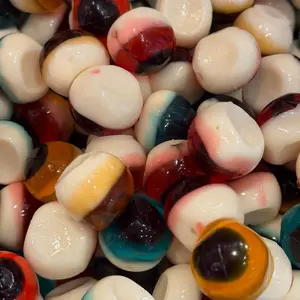 Candylicious Gummy Eyeballs – Mixed Fruit Flavor Candy 1 LB
